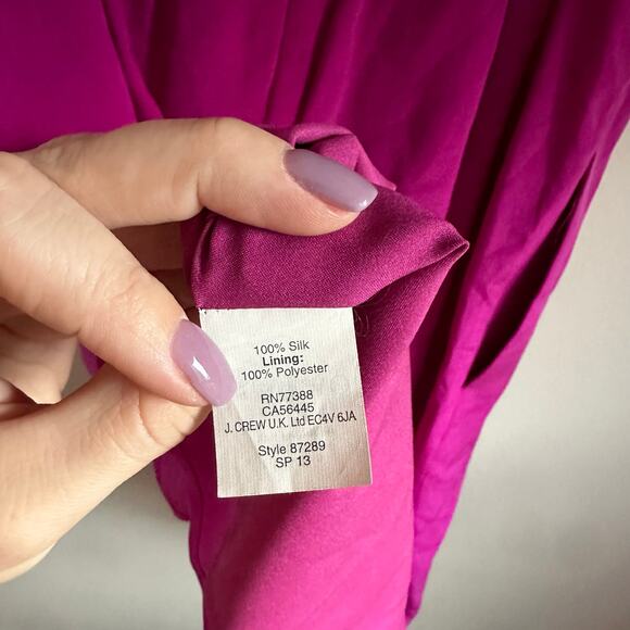 Madewell Women's Pink Silk Cami Slip Spaghetti Strap Mini Dress Size 6 - Picture 7 of 7